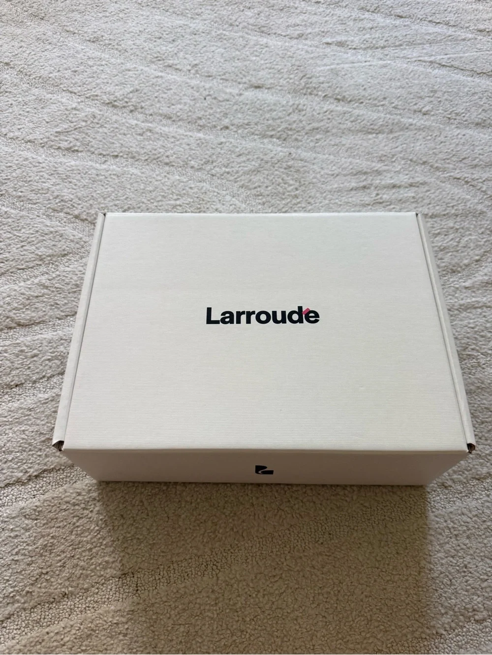 BRAND NEW Larroude Bianca Low Sandal in Ivory Leather - W8